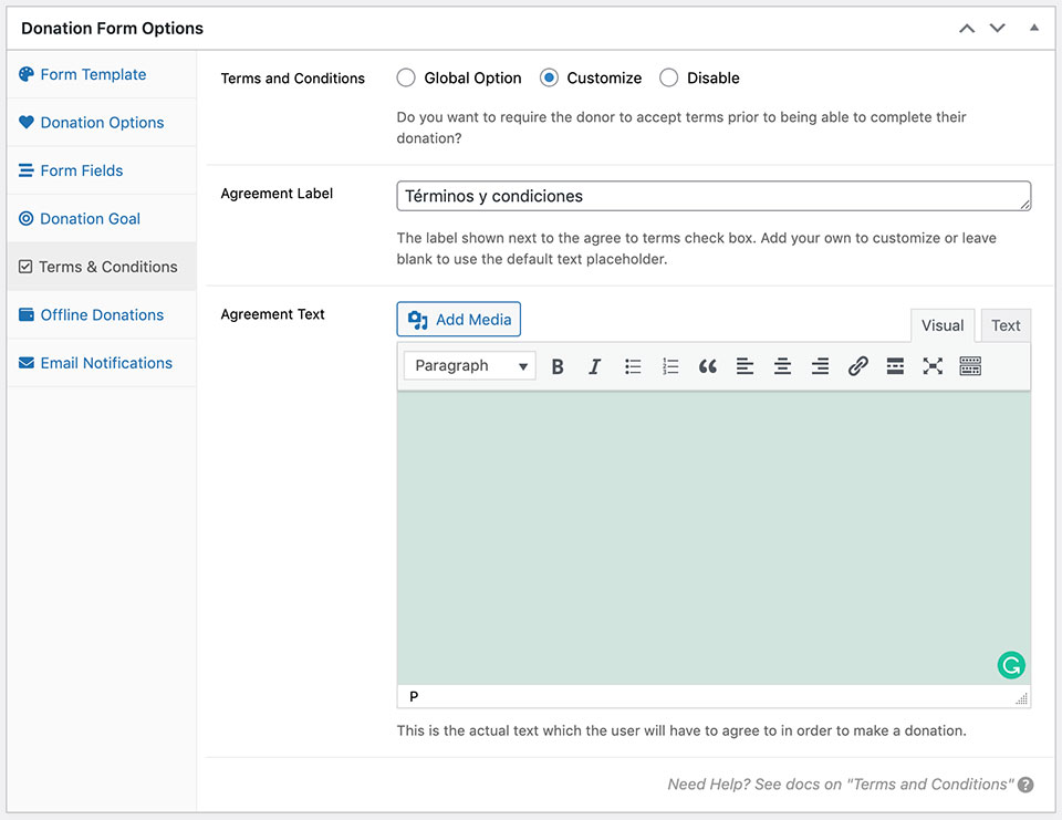 Translating Terms in GiveWP with Polylang
