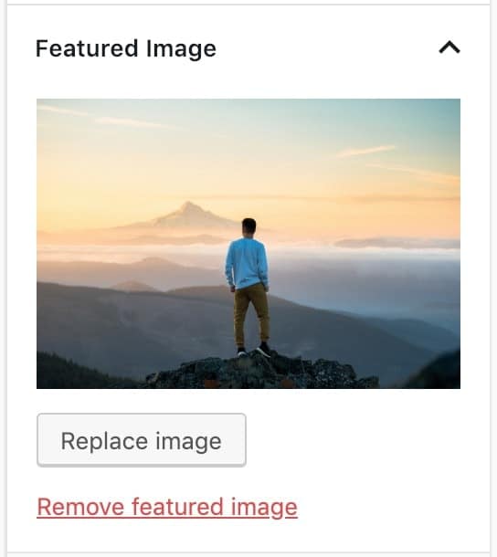 Featured Image Block Editor